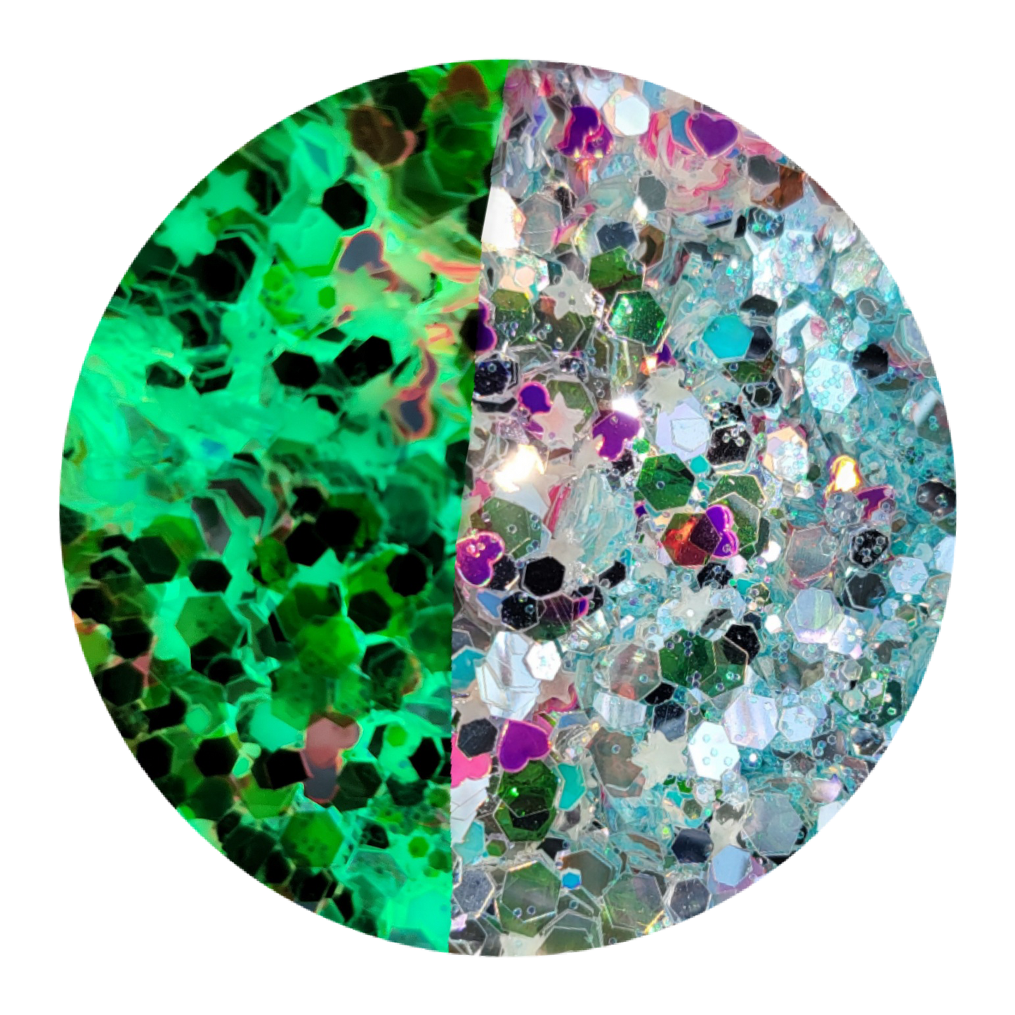 Mystic Sea - Glow Glitter Mix