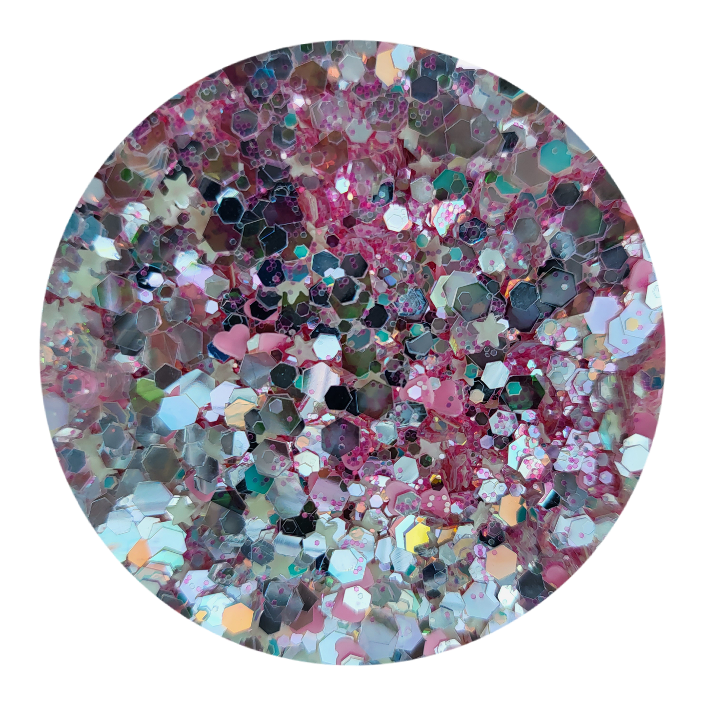 Pink Panda Ice - Glow Glitter Mix