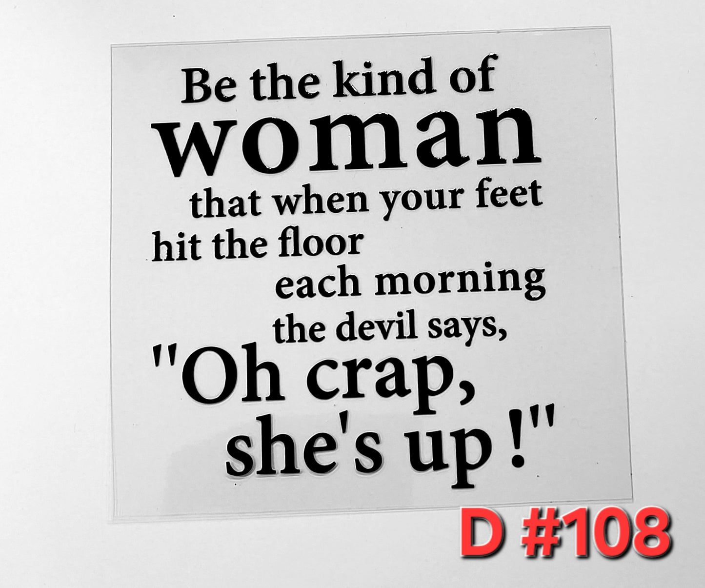 UV-DTF Decal #108
