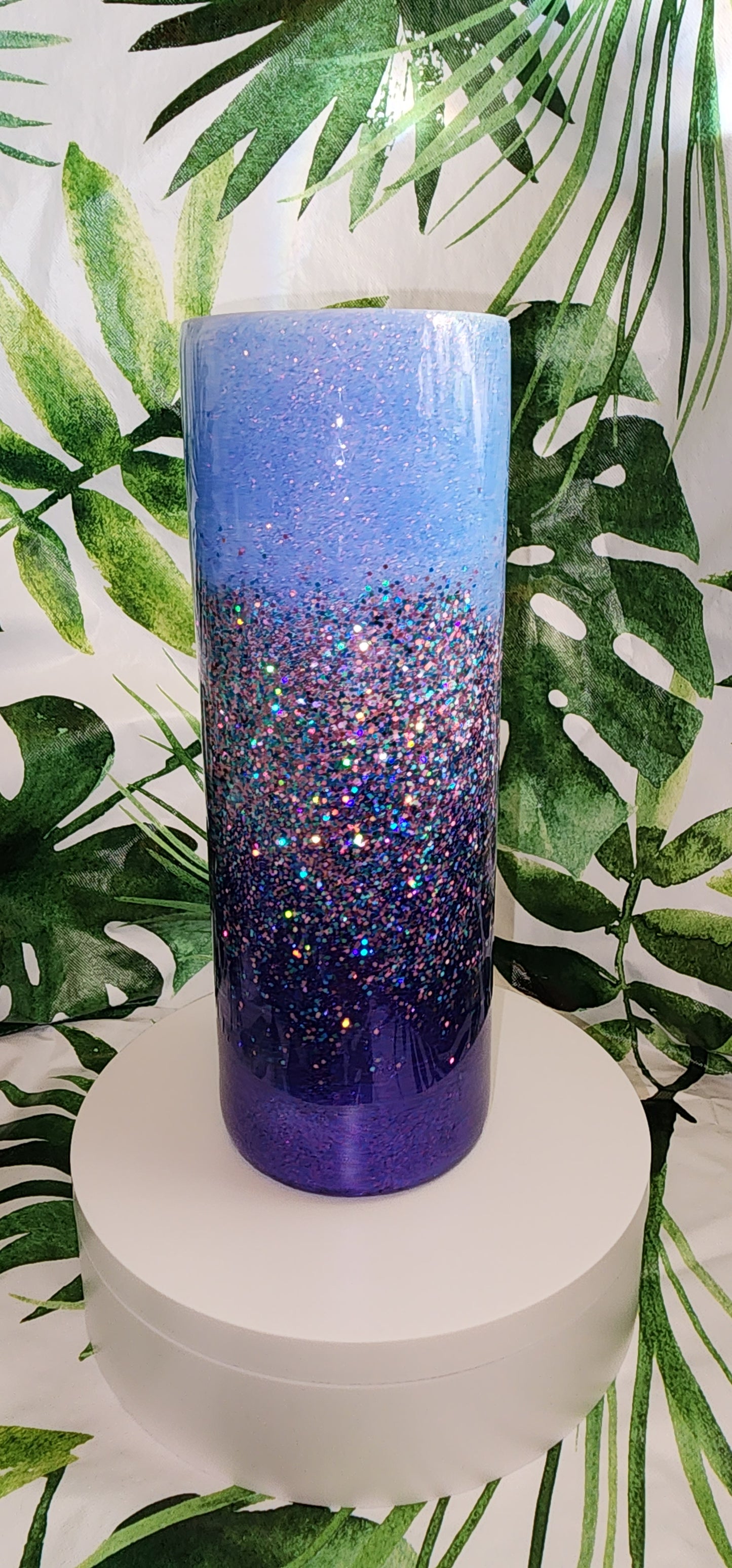 Live Hydro Dip Glitter Base - 20oz Skinny Tumbler