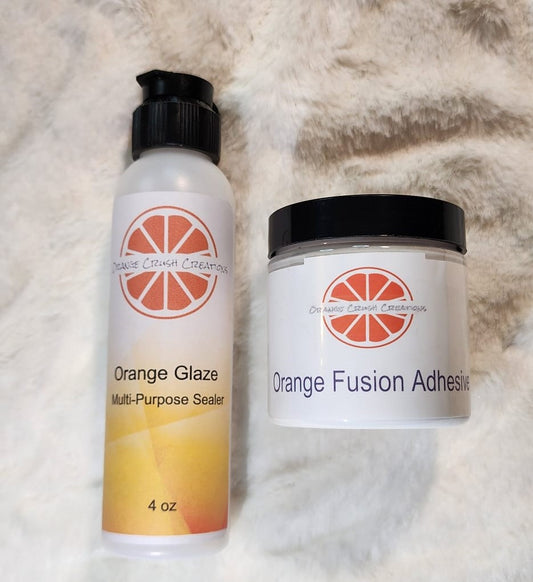 Orange Fusion Adhesive & Orange Glaze Multi-Purpose Sealer Bundles