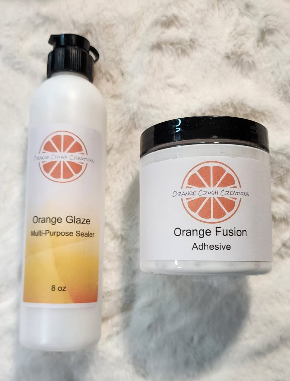 Orange Fusion Adhesive & Orange Glaze Multi-Purpose Sealer Bundles