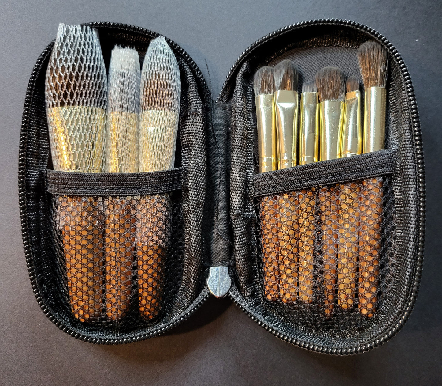 Mini Brushes - 9pc Set with Case