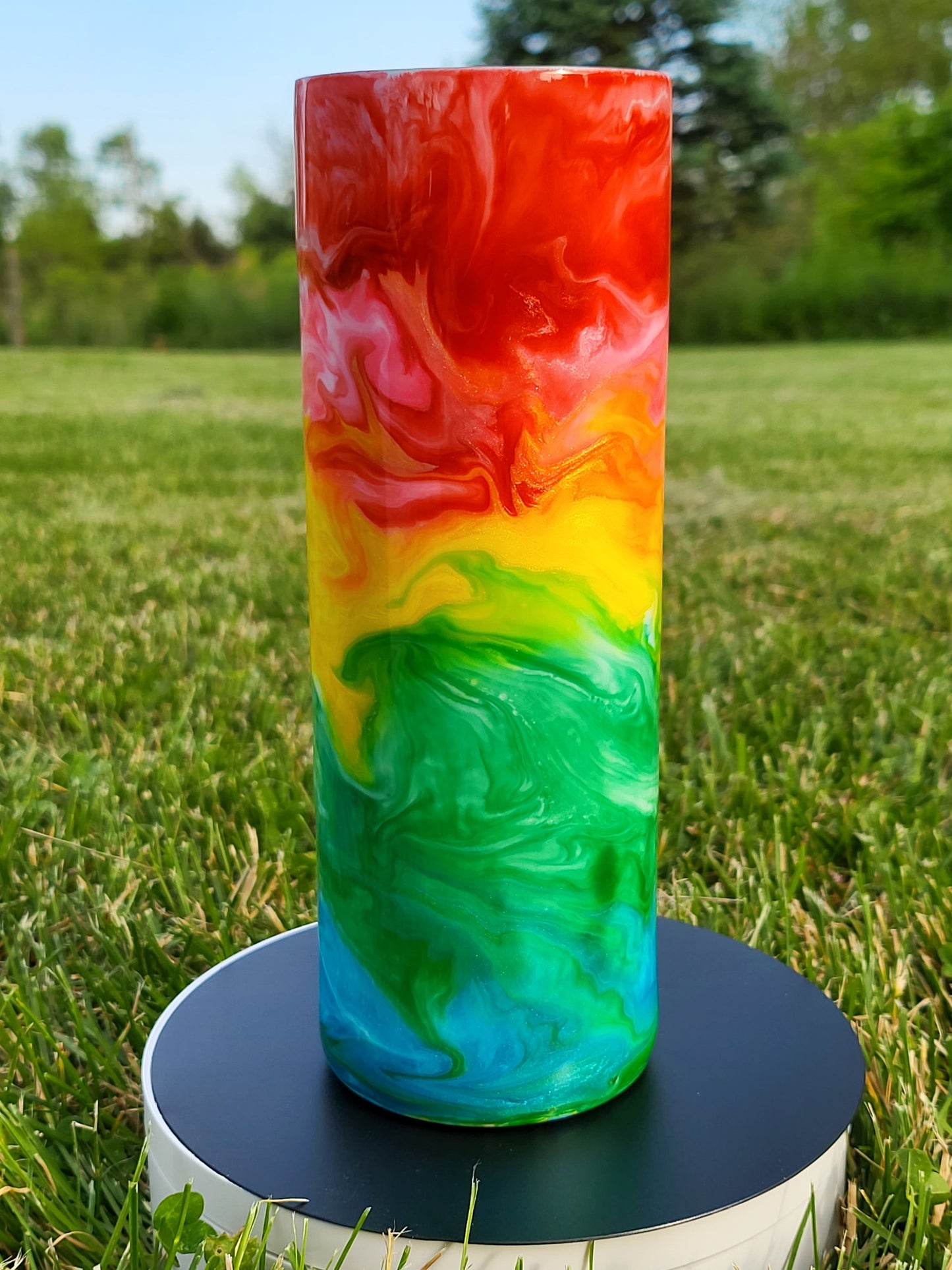 20oz Rainbow Custom Tumbler