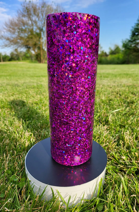 Live Hydro Dip Glitter Base - 30oz Skinny Tumbler