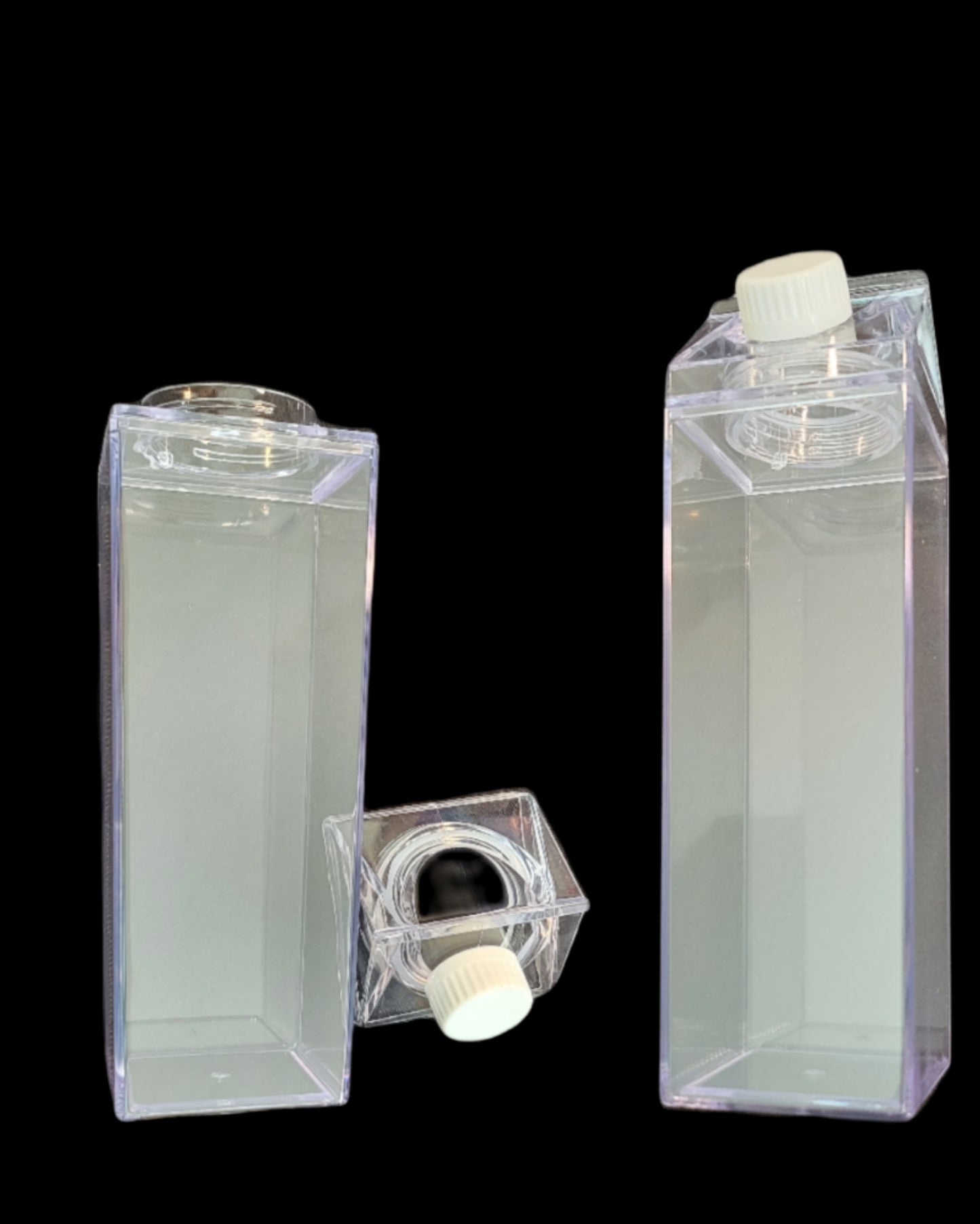 Clear Acrylic Milk Carton 17oz/500ml