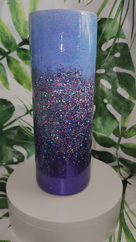 Live Hydro Dip Glitter Base - 20oz Skinny Tumbler