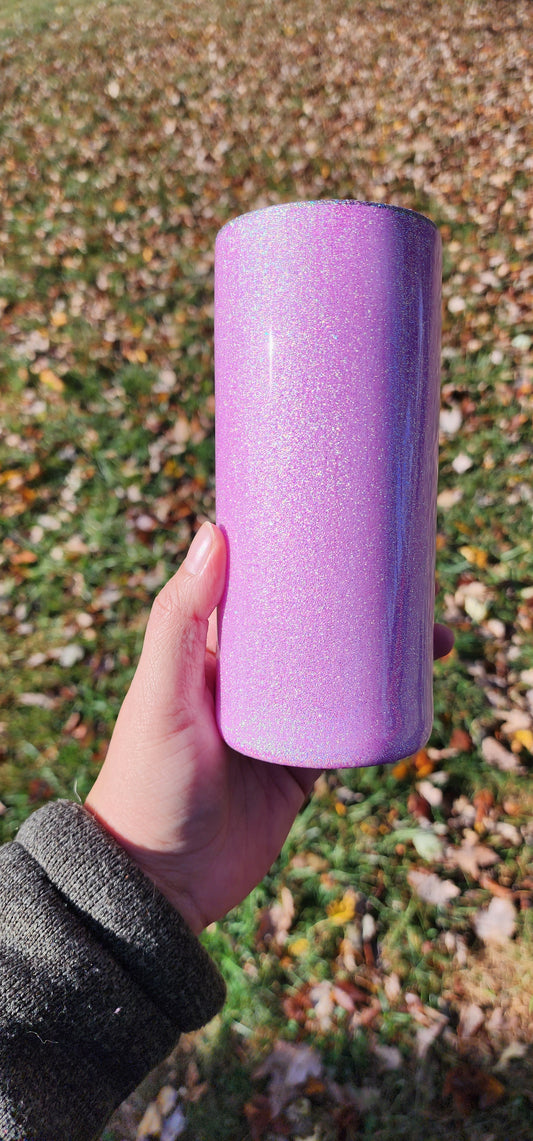 15 oz Can Koozie - Glittered (Pink)