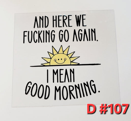 UV-DTF Decal #107