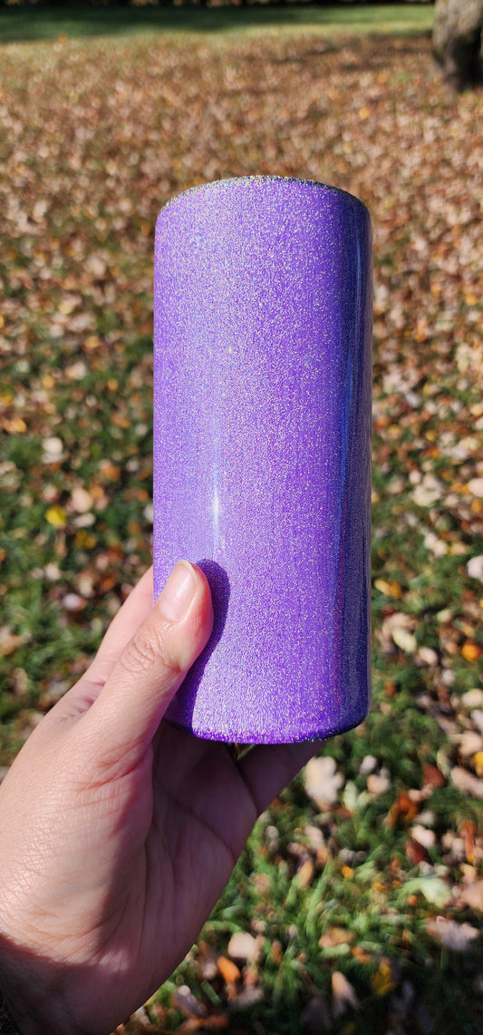 15 oz Can Koozie - Glittered (Purple)